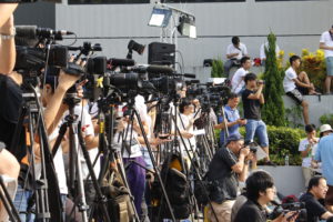 News cameras